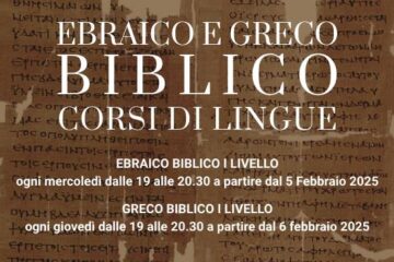 Corsi di Lingua biblica (Greco ed Ebraico)